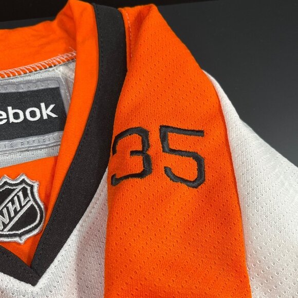 Reebok NHL Men's White Sergei Bobrovsky Philadelphia Flyers Jersey Sz M SKU 5297 - Picture 4 of 8